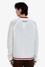 Gucci 2024 White Sylvie Web Trim Knit Cardigan Size XL Mens