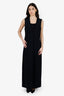 The Row Black Crêpe Midi Dress Size 10