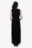 The Row Black Crêpe Midi Dress Size 10