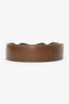 Gucci Brown Leather Horsebit Belt Size 85/34