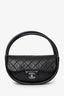 Pre-Loved Chanel™ Black Lambskin Hula Hoop 20 Handbag