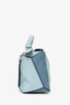 Loewe Blue Tricolour Calfskin Medium Puzzle Bag