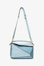 Loewe Blue Tricolour Calfskin Medium Puzzle Bag