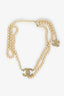 Pre-Loved Chanel™ Gold-tone Pearl CC Chain Necklace 94cm