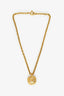 Pre-Loved Chanel™ Gold-tone 1994 Medallion CC Pendant Necklace