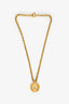 Pre-Loved Chanel™ Gold-tone 1994 Medallion CC Pendant Necklace