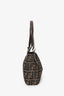 Fendi Brown Zucca Canvas Double Strap Mama Baguette Bag