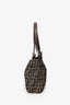 Fendi Brown Zucca Canvas Double Strap Mama Baguette Bag