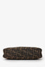 Fendi Brown Zucca Canvas Double Strap Mama Baguette Bag