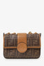 Fendi Brown Mini Double F Shoulder Bag