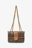 Fendi Brown Mini Double F Shoulder Bag