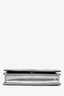 Christian Dior Metallic Patent Microcannage Diorama Wallet on Chain