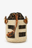 Fendi Brown/Beige Zucca FF Step Out Nano Bucket Bag