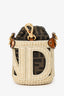 Fendi Brown/Beige Zucca FF Step Out Nano Bucket Bag