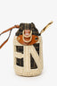 Fendi Brown/Beige Zucca FF Step Out Nano Bucket Bag