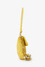 Miu Miu Yellow Matelasse Nappa Leather Crystal Shoulder Bag