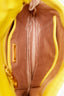 Miu Miu Yellow Matelasse Nappa Leather Crystal Shoulder Bag
