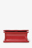 Christian Dior 2021 Pink Patent Leather Nano Lady Dior Chain Pouch