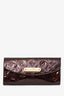 Louis Vuitton 2010 Amarante Vernis Sunset Boulevard Wallet On Chain