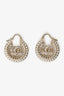 Pre-Loved Chanel™ Pearl Crystal CC Round Hoop Earrings