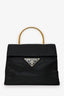 Prada Black Nylon Tessuto Top Handle Bag