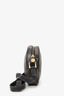 Fendi Vintage Brown Check Coated Canvas Mini Round Bag