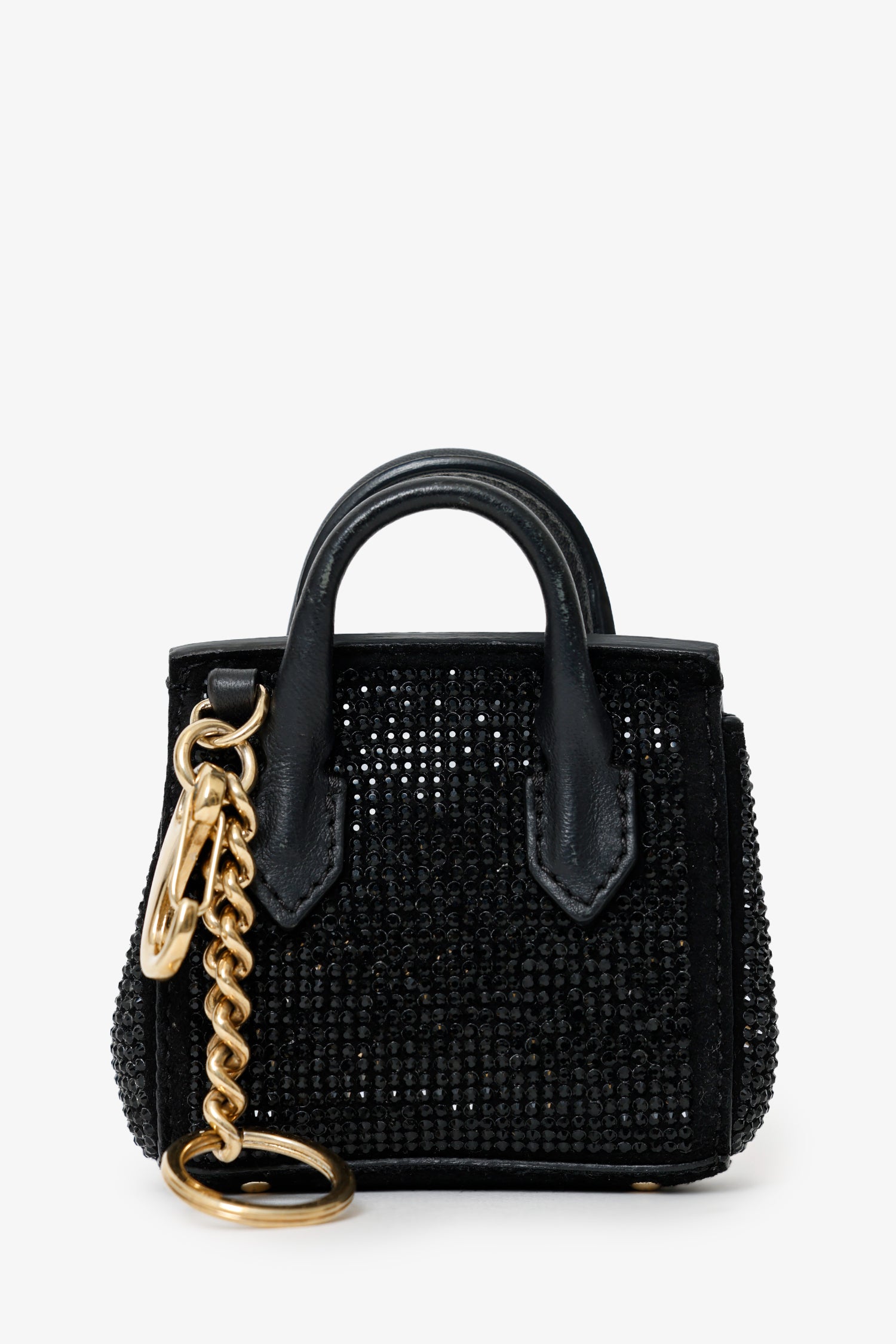 Versace Black Crystal Embellished Medusa Key Pouch – Mine & Yours