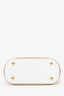 Louis Vuitton Vintage Beige/White Terry Cloth Mini Lagoon Tote Bag