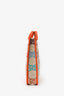 Gucci Beige/Orange Rainbow Gradient Logo Flax Tote