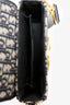 Christian Dior Navy Oblique Montaigne 30 Box Bag