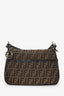 Fendi Vintage Brown Zucca Canvas Crossbody Bag