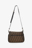 Fendi Vintage Brown Zucca Canvas Crossbody Bag