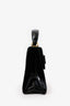 Salvatore Ferragamo Black Patent Leather Vara Bow Top Handle Bag