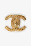 Pre-Loved Chanel™ Gold Tone Twisted CC Brooch