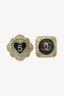 Pre-Loved Chanel™ 2021 Resin & Strass CC Pin Brooch Set