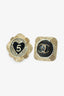 Pre-Loved Chanel™ 2021 Resin & Strass CC Pin Brooch Set