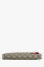 Gucci GG Supreme Monogram Face Embroidered Wrist Wallet