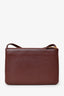 Celine Burgundy Leather Trio Crossbody