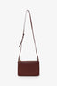 Celine Burgundy Leather Trio Crossbody