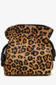 Loewe Leopard Pony Hair Flamenco Knot Bag