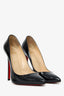 Christian Louboutin Black Patent Pigalle 120 Heels Size 39