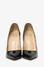 Christian Louboutin Black Patent Pigalle 120 Heels Size 39