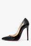 Christian Louboutin Black Patent Pigalle 120 Heels Size 39