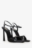 Saint Laurent Black Crystal-Embellished Venue 105 Sandals Size 40