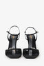 Saint Laurent Black Crystal-Embellished Venue 105 Sandals Size 40