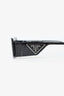 Prada Black SPR 59Z Runaway Shield Sunglasses