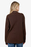 Miu Miu Brown Cotton Piqué Polo Shirt Size S