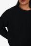 Acne Studios Black Wool Boxy Rib Knit Sweater Size XS