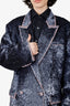 Gucci Purple Sequin Oversized Blazer Size 52