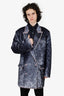 Gucci Purple Sequin Oversized Blazer Size 52